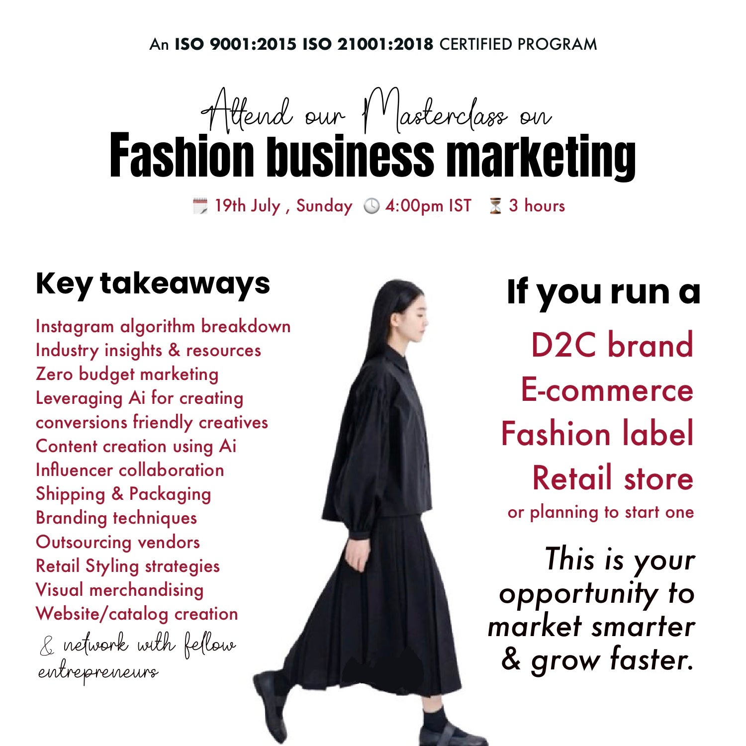 Fashion Business marketing - 19th July (Sunday)