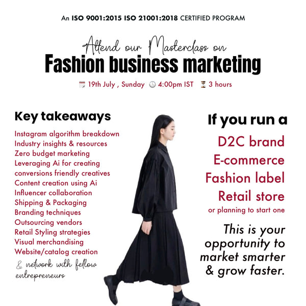 Fashion Business marketing - 19th July (Sunday)